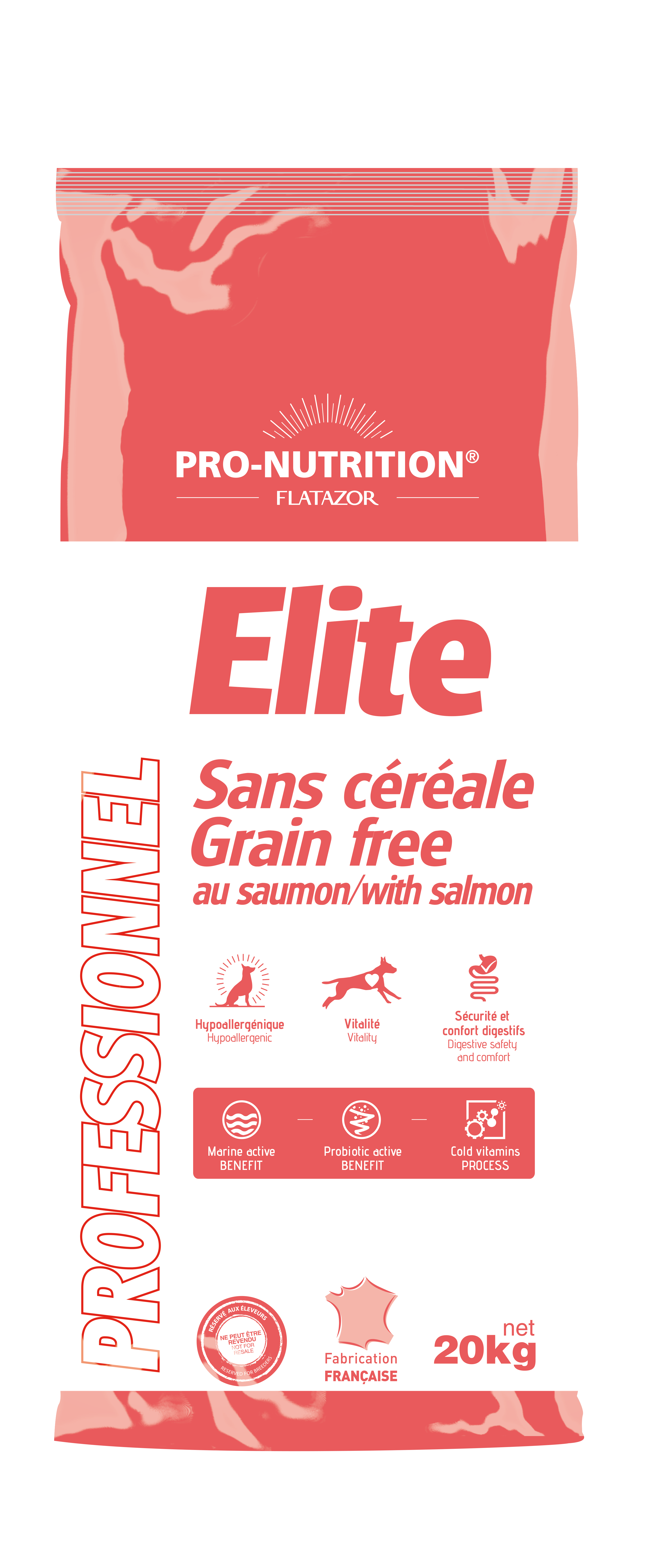 Сухой корм для собак Flatazor Elite GRAIN FREE with salmon (20кг)