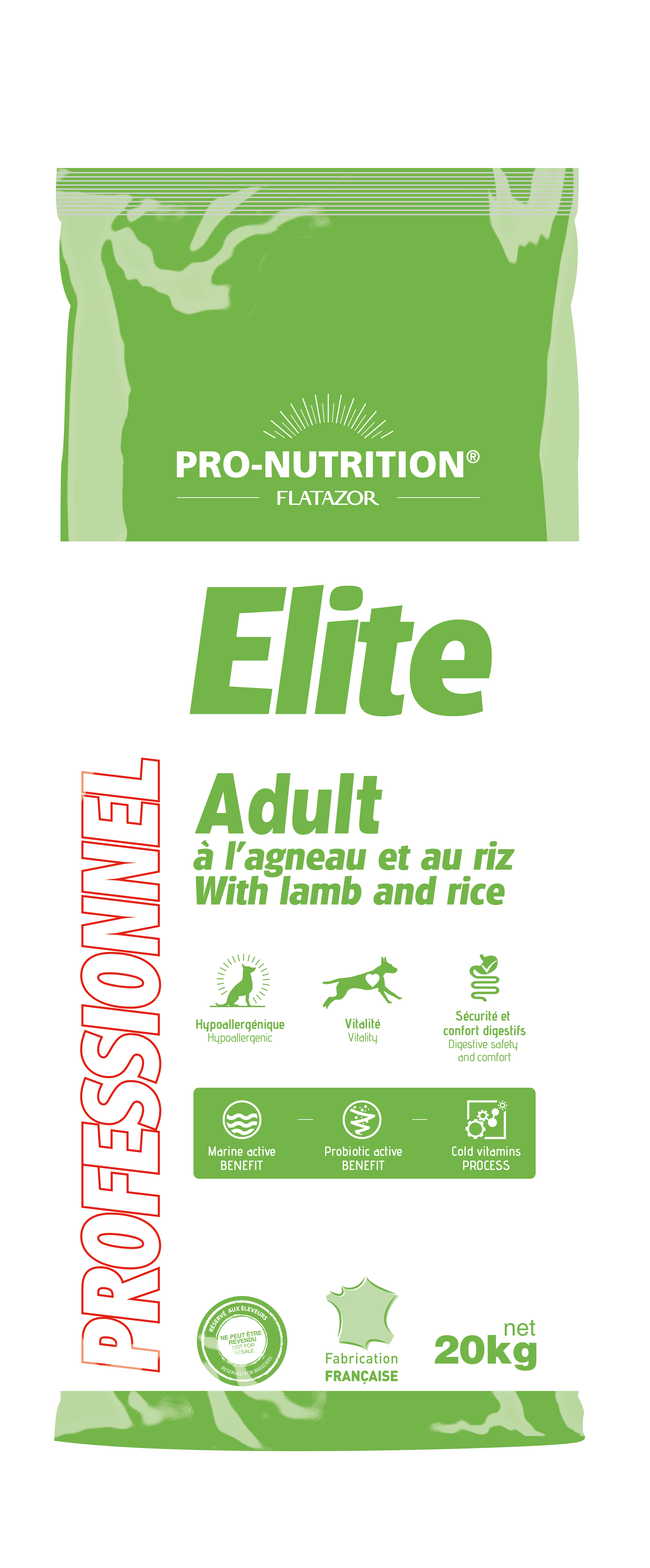 Сухой корм для собак Flatazor Elite Adult With Lamb and Rice (20кг)