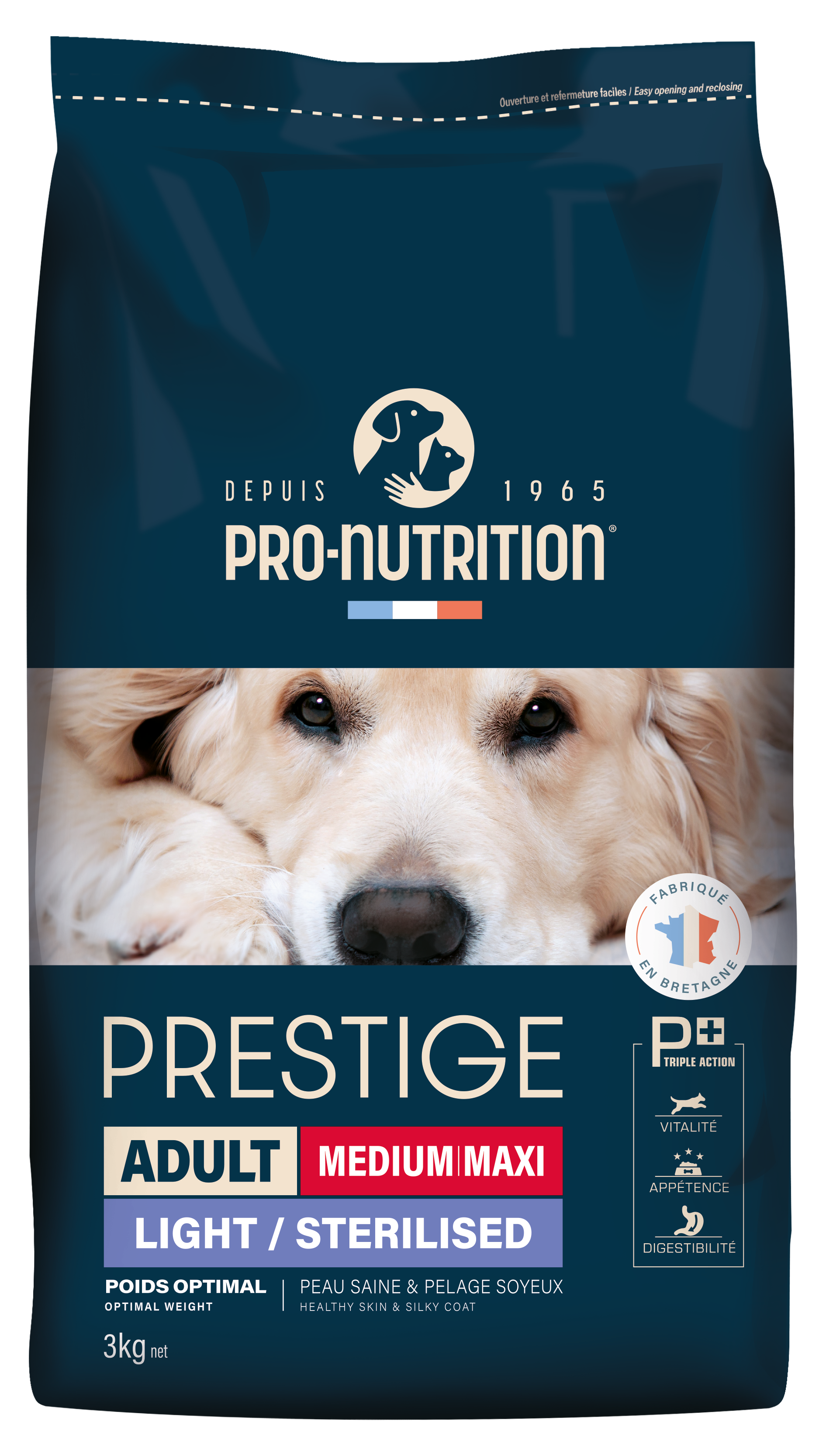 Сухой корм для собак Prestige Adult Medium & Maxi Light/Sterilized (3кг)