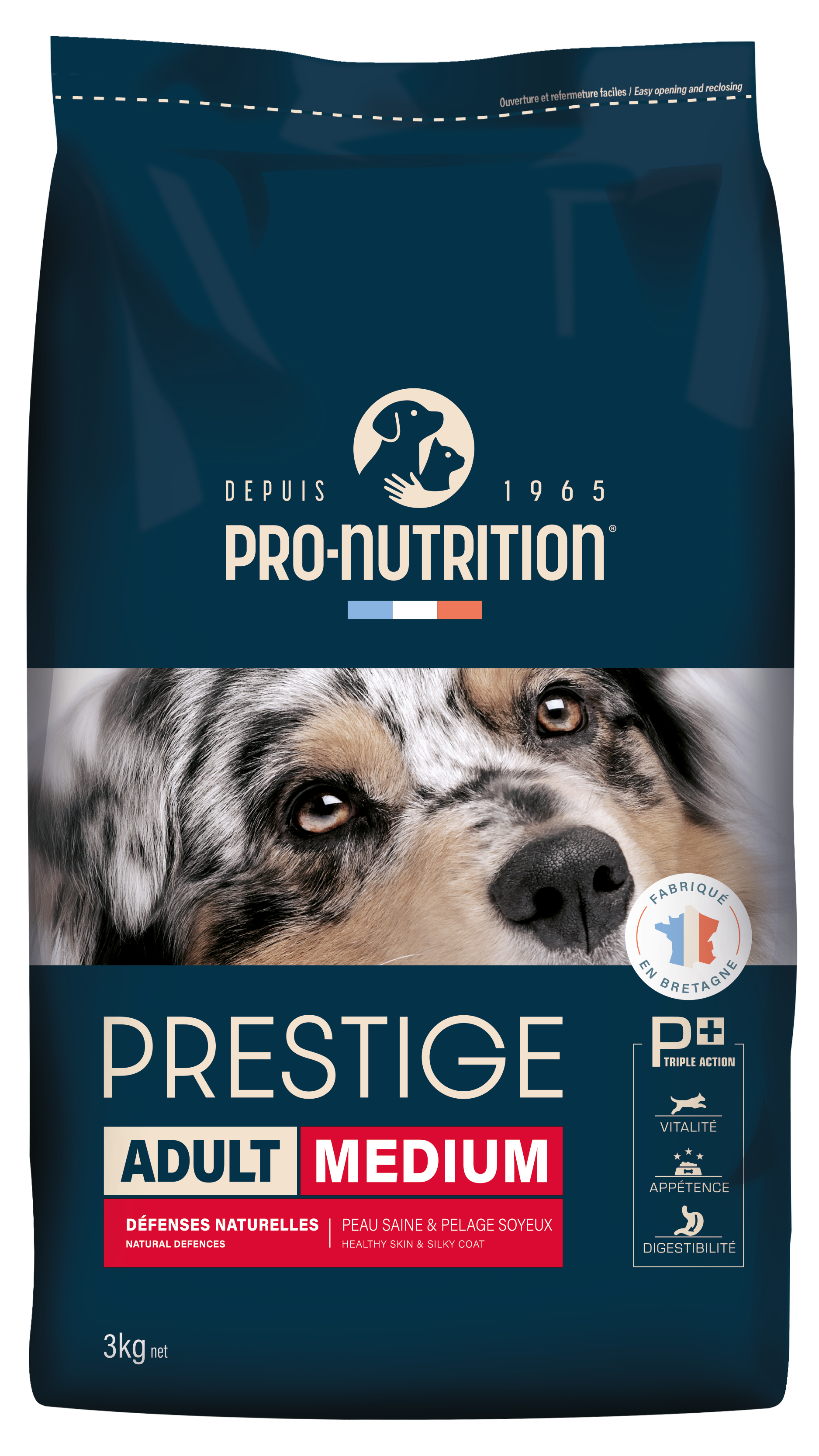 Сухой корм для собак Prestige Adult Medium (3кг)