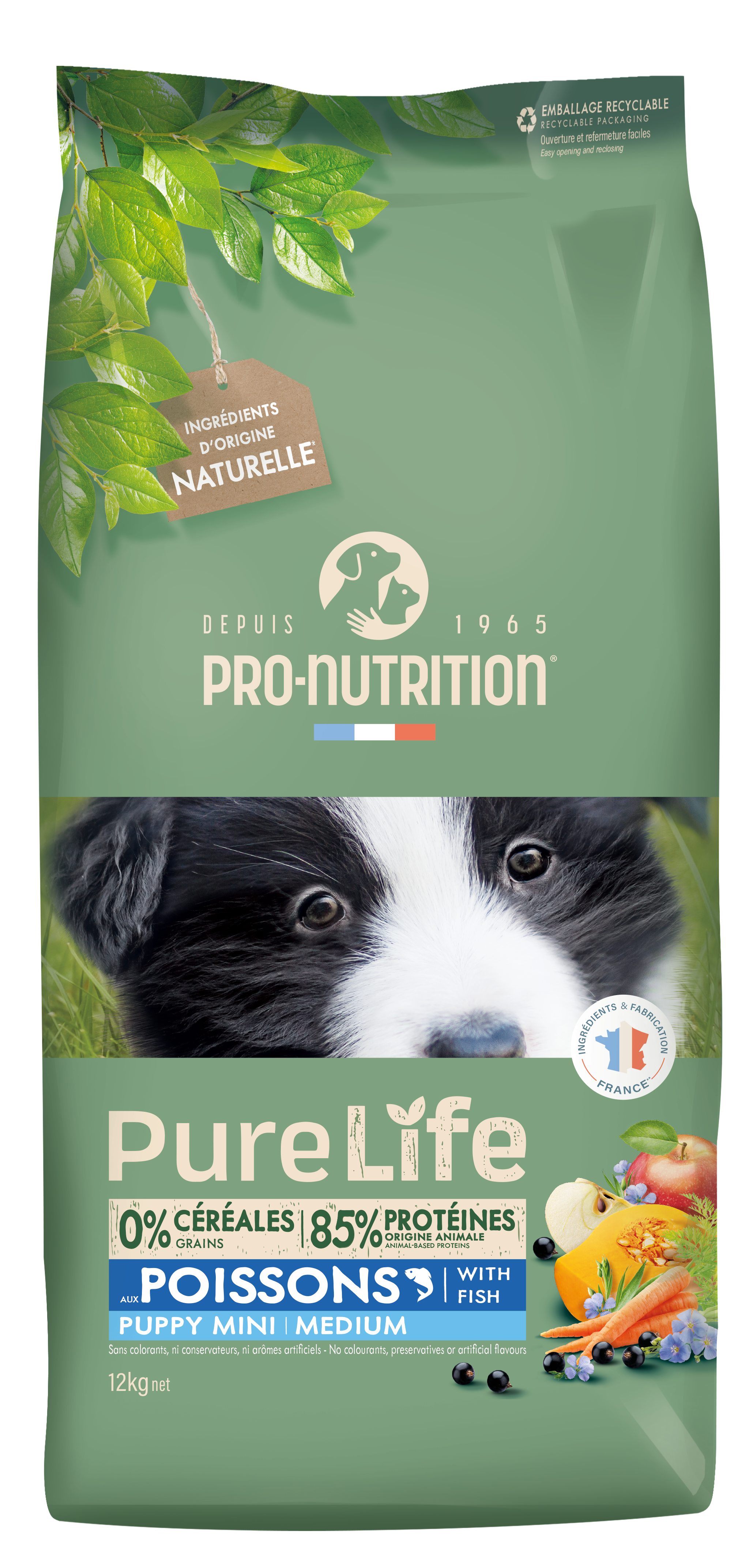 PURE LIFE PUPPY MINI/MEDIUM WITH FISH