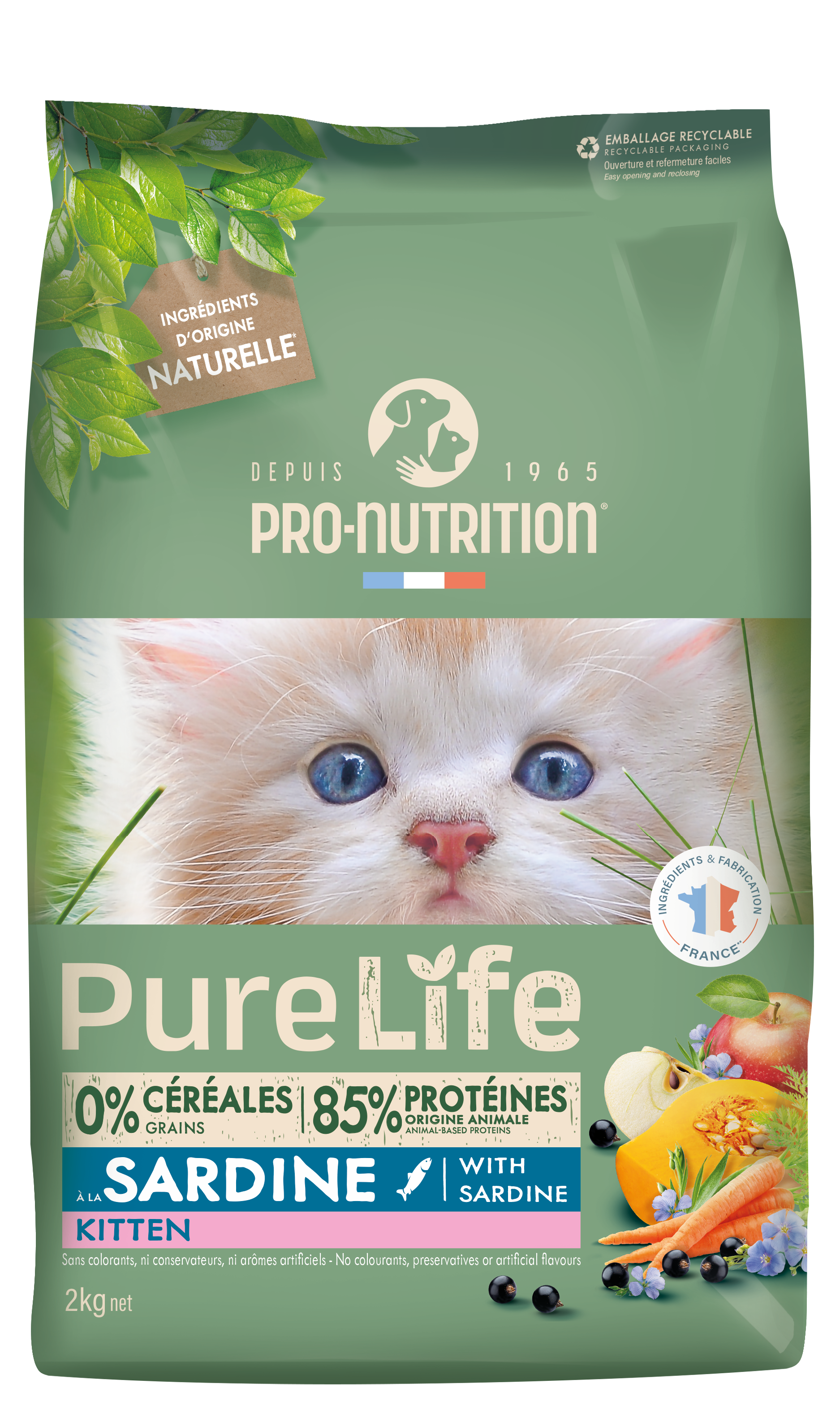 Pure Life Kitten With Sardine