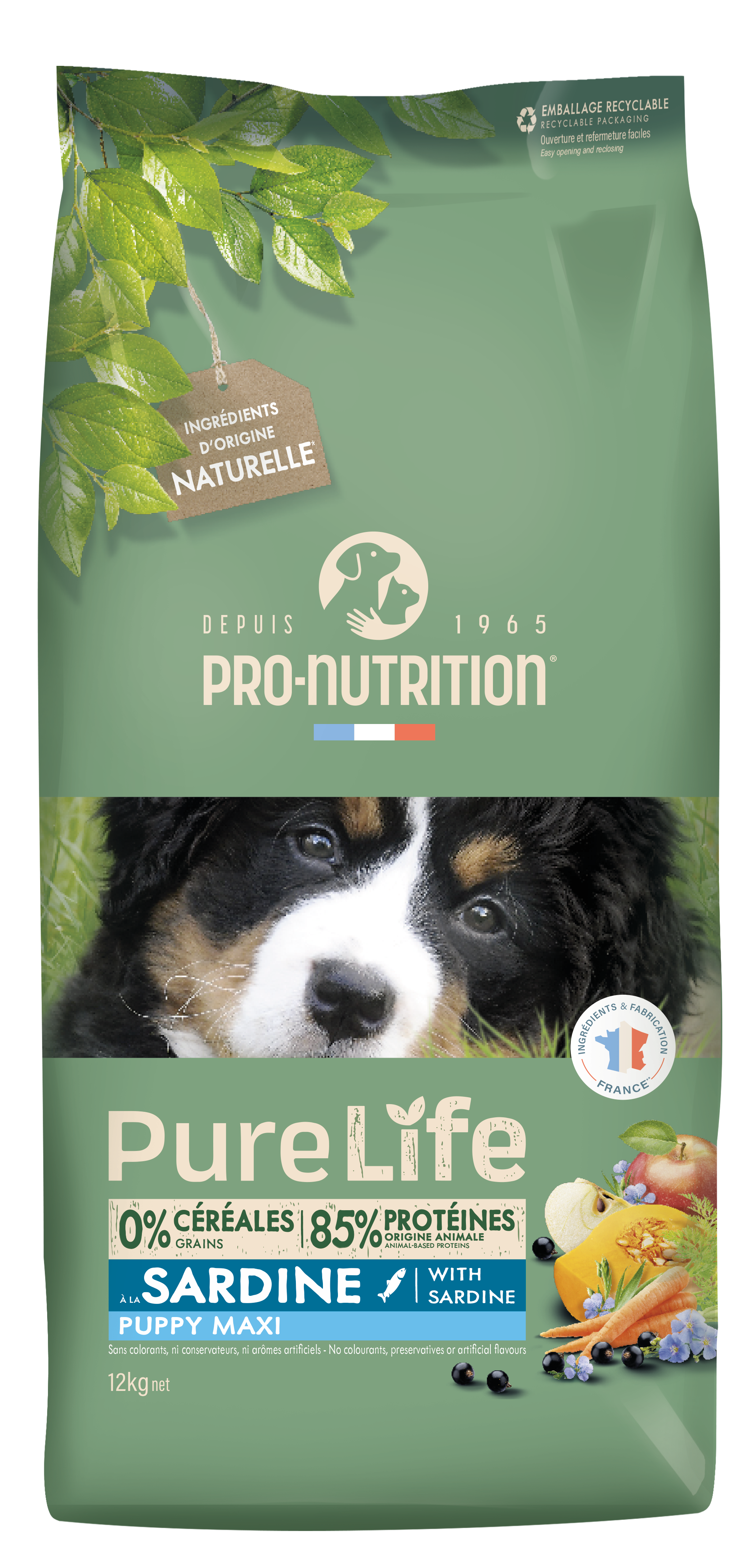 Сухой корм для щенков NEW Pro-Nutrition Pure Life PUPPY MAXI (12кг)